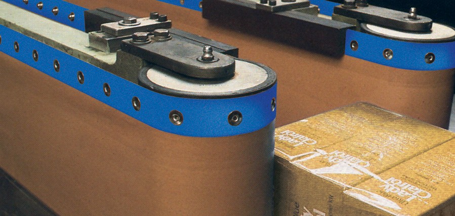 Packaging application using crease and tear resistant PTFE coated fiberglass fabric