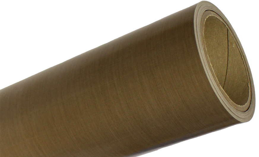 Standard smooth PTFE coated fiberglass belting surface