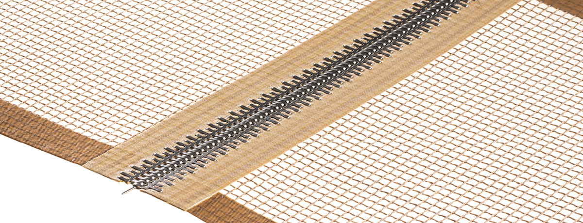 Metallic splice options for PTFE conveyor belts