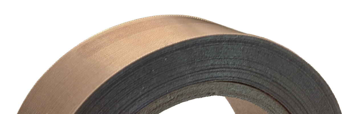 Standard grade PTFE coated fiberglass adhesive tape